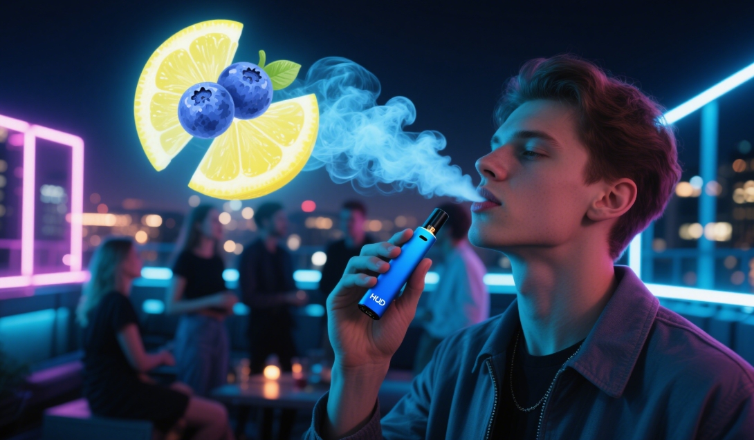 HQD BOX 4000 Züge - Blaue Himbeerlimonade: Innovation trifft auf fruchtige Frische