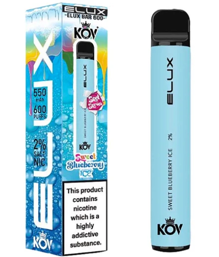 Elux Bar 600 Sweet Series – süßes Blaubeereis | Einweg-Vaporizer: Fruchtige Innovation trifft modernes Dampferlebnis