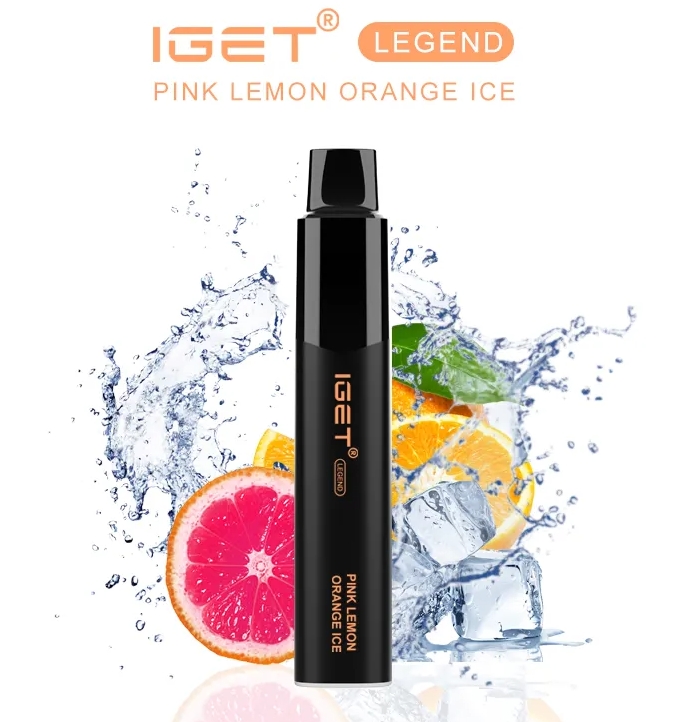 Entdecken Sie die IGET Legend 4000 Züge Vape - Rosa Zitronen-Orangen-Eis: Ein Meisterwerk des Geschmacks für Österreich 2025