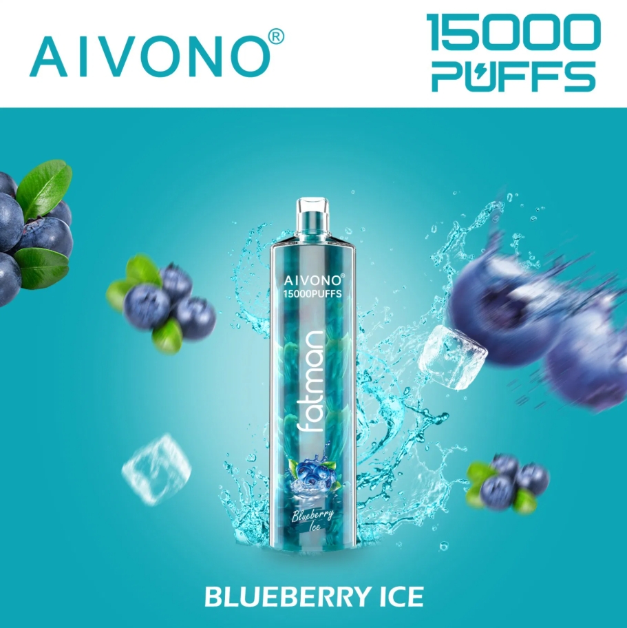 Aivono FATMAN 15000 Puffs Vape - Blaubeereis: Ein Geschmackserlebnis, das die Schweizer Vape-Szene erobert