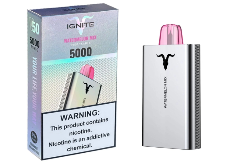 IGNITE V50 Einweg-Vape-Stift - Wassermelonenmischung: Ein fruchtiges Erlebnis für unterwegs