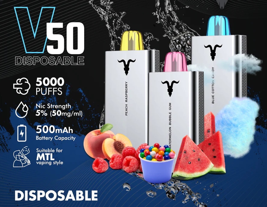 IGNITE V50 Einweg-Vape-Stift - Wassermelonenmischung: Ein fruchtiges Erlebnis für unterwegs
